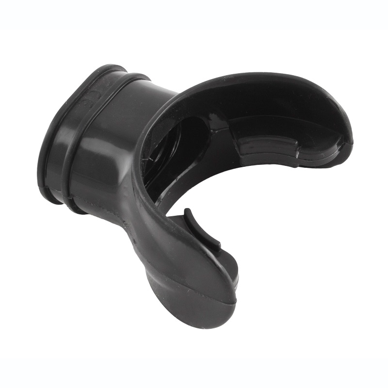 MOUTHPIECE BLACK RUBBER (REG) - Click Image to Close